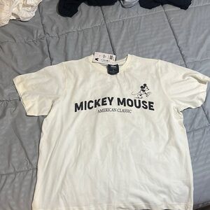 Disney Mickey Mouse American Classic White T-Shirt